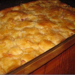 Lazy Man's Pie- Peach Cobbler