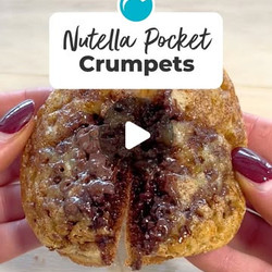 Nutella Pocket Crumpets