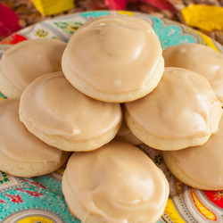Maple Cookies With Maple Icing