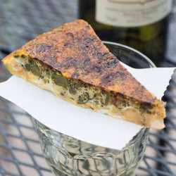 Broccolini, Bacon And Blue Cheese Frittata