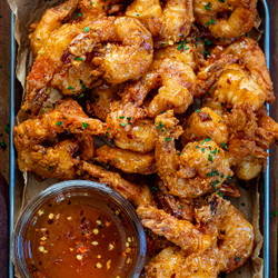Hot Honey Fried Shrimp