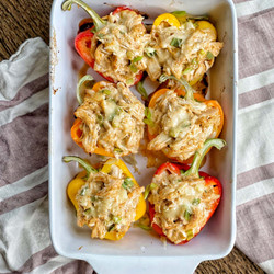 Creamy Chicken Stuffed Peppers