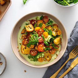 Zucchini Pesto Bowl