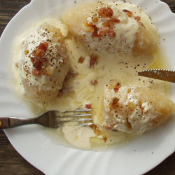 Lithuanian Potato-meat Dumplings (cepelinai)