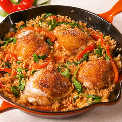 Paprika Chicken &amp; Rice
