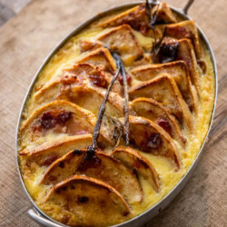 Plummy Jammy Bread And Butter Pudding