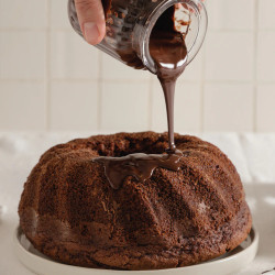 Coffee &amp; Whiskey Chocolate Bundt Cake