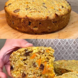 Healthy Oatmeal Apple And Carrot Bake - Sugar-free
