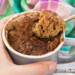 Jammy Almond Flour Mug Cake
