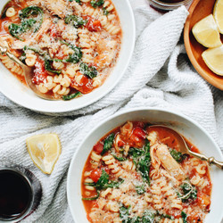Simple Chicken Pasta Soup