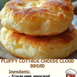 Fluffy Cottage Cheese Cloud Bread