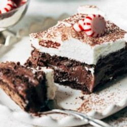 Chocolate Peppermint Pudding Cake