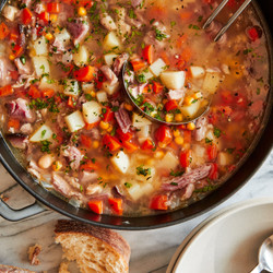 Leftover Hambone Soup