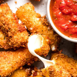 Homemade Mozzarella Sticks