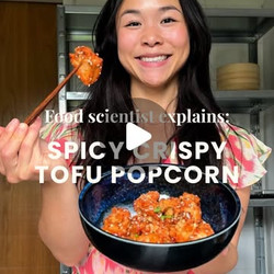 Crispy Spicy Tofu Popcorn