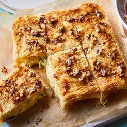 Cheese, Courgette And Honey Pie