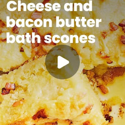 Cheese And Bacon Butter Bath Scones