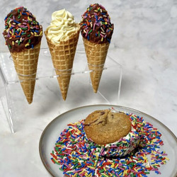 Magic Chocolate Dip Ice Cream Cones