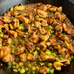 Turmeric-black Pepper Chicken With Asparagus