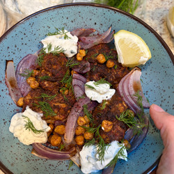 Chicken and Chickpea Shawarma
