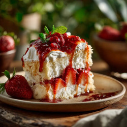 Recipe For Angel Food Cake With Strawberries