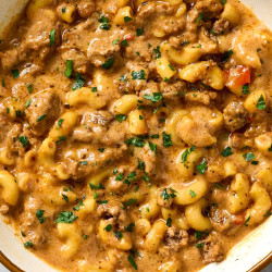 Slow Cooker Hamburger Helper