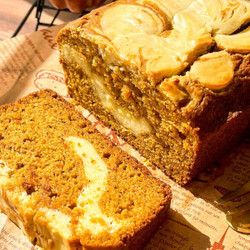 Pumpkin Bread With Cream Cheese Filling