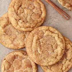 Chewy Brown Butter Snickerdoodle Cookies