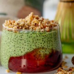 Matcha Cheesecake Chia Pudding
