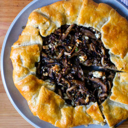 Wild Mushroom And Stilton Galette