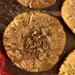 Brown Butter Pistachio Snickerdoodles