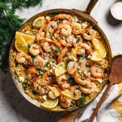 Shrimp And Orzo