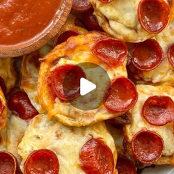 High-protein Pizza Bagels