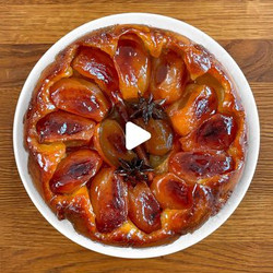 Tarte Tatin With Calvados Cream