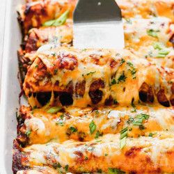 Shredded Beef Enchiladas
