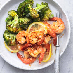 Sheet Pan Shrimp Scampi And Broccoli