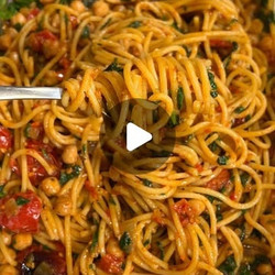 Roasted Tomato And Chickpea Pasta