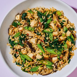Shiitake And Smoked Tofu Fried Rice