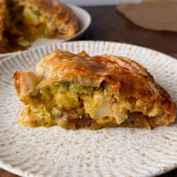 Cheesy Masala Cauliflower Pithivier
