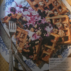 Blissful Blueberry High-protein Pancakes (or Waffles)