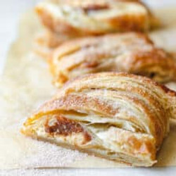 Apple Butter Puff Pastry Braid