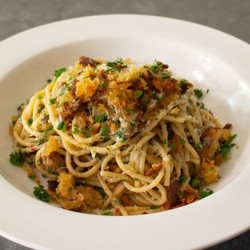 Tinned Fish Garlic Noodles