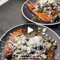 Crispy Healthy Mediterranean Chicken Cutlets