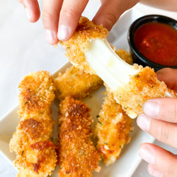 Fried Mozzarella Sticks
