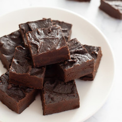 2 Ingredient Healthier Dairy-free Fudge