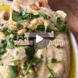 Creamy Zucchini Bean Dip