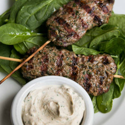 Kofta With Yogurt-tahini Sauce