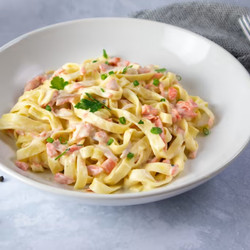 Pâtes Au Saumon Fumé