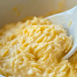 Creamy Cottage Cheese Orzo