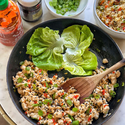 Light Bang Bang Ground Chicken Skillet